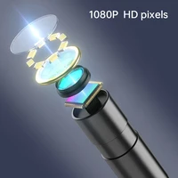 Industrial Endoscope Camera 4.3inch IPS Screen 8mm HD1080P IP67 Waterproof 8 LED Light Inspection Borescope for Pipe Car Repair 2