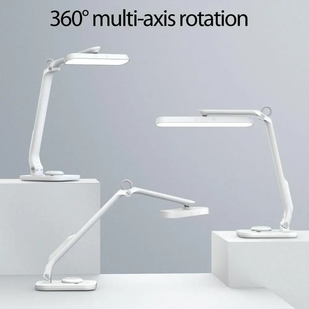 리모컨 LED 책상 램프, 눈 보호, 조정 가능한 사무실 램프, USB 충전, 터치 컨트롤, 메모리 기능, 독서 테이블 조명
