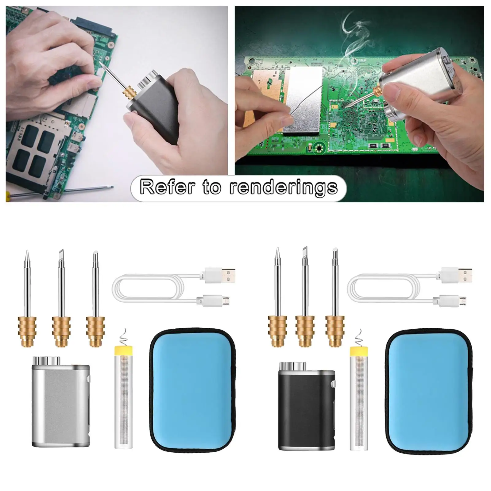 USB Soldering Iron Adjustable Outdoor Professional Mini Soldering Tool