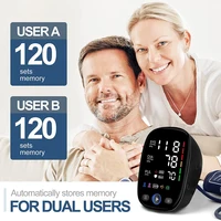Digital Blood Pressure Monitor Upper Arm Automatic BP Cuff Machine Tonometer LED Sphygmomanometer for Home Use Health Care 3