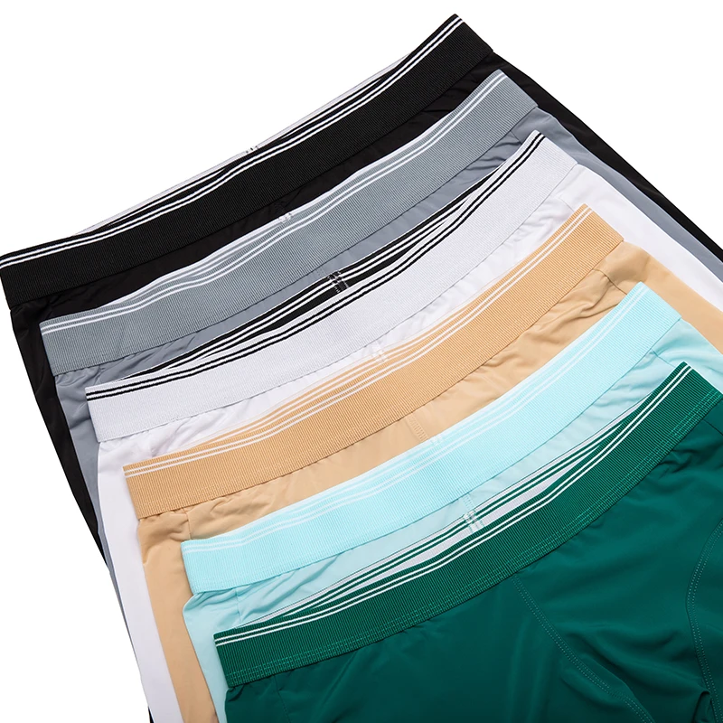 Sexy dünne, dünne, transparente Leggings für Herren, Eisseide, atmungsaktiv, Loungewear, lange Unterhosen, bequeme, durchsichtige Unterteile – Detail 31