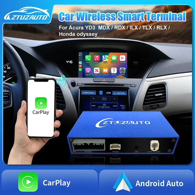 Car Ai Box Wireless Apple Carplay Android Auto For Acura YD3 MDX RDX TLX ILX RLX Honda Odyssey Original Screen Support Mirroring