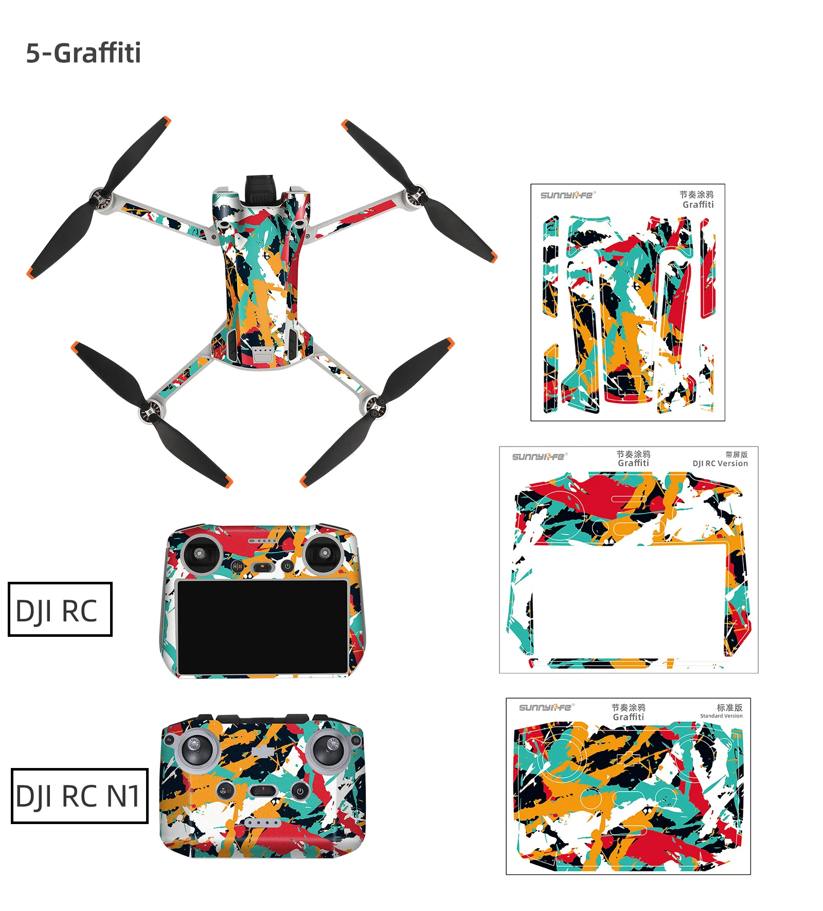 Autocollants Néon Fluo Pour DJI Spark - Film De Protection, Couleurs Vives, Facile à Appliquer, Neuf, Fabriqué En Allemagne