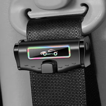 Limitatore di cintura di sicurezza per auto Clip di protezione fibbia tappo per cintura di sicurezza senza rumore dispositivo di limite di distanza con fibbia fissa per auto antiscivolo