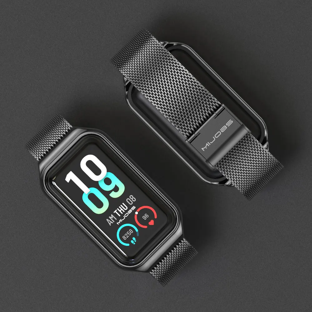 Correa de muñeca de doble Color para Amazfit Band 7, repuesto de pulsera  para reloj inteligente Huami Amazfit Band 7 - AliExpress