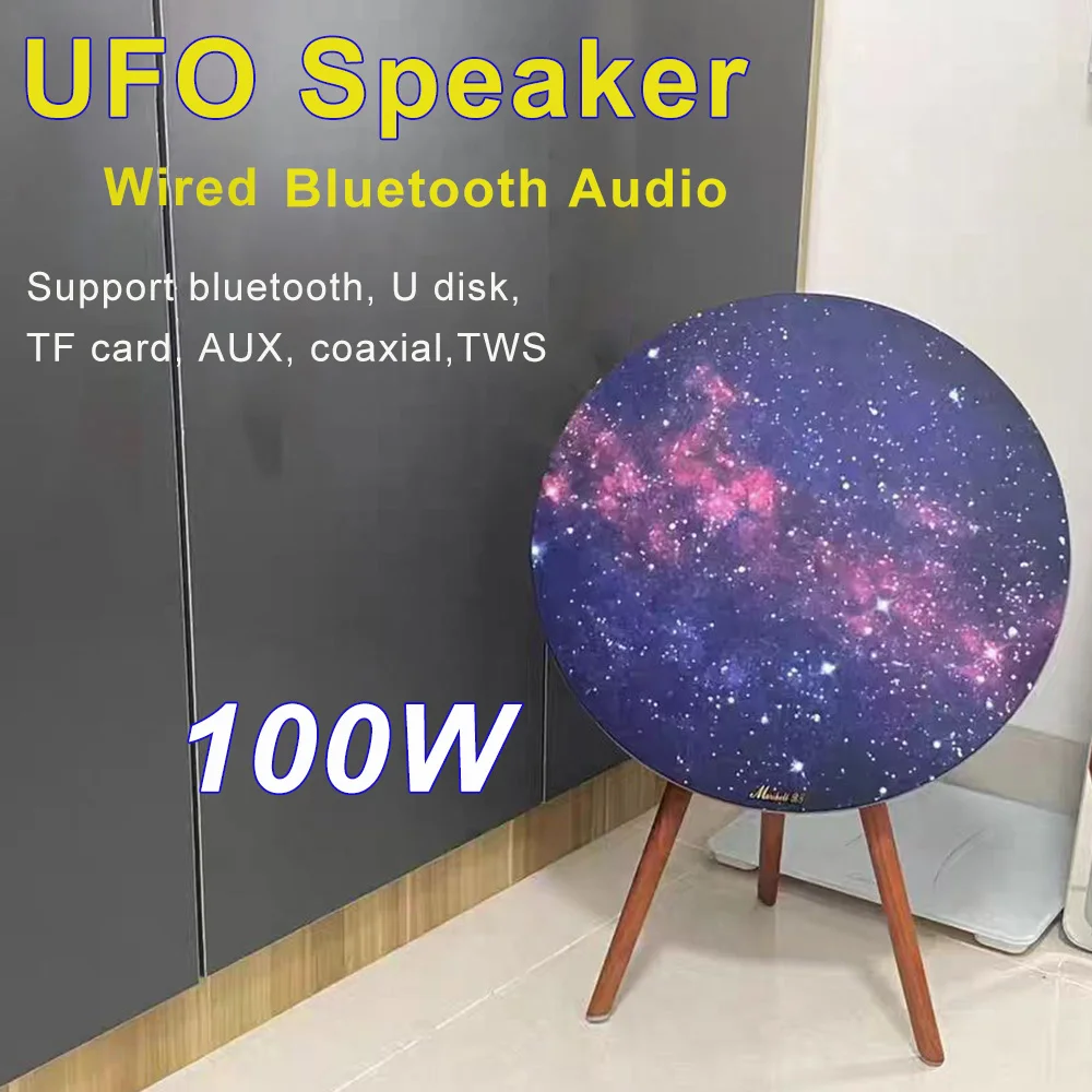 

Bluetooth-Колонка НЛО, 100 Вт, с поддержкой BT, U-диска, TF-карты, AUX
