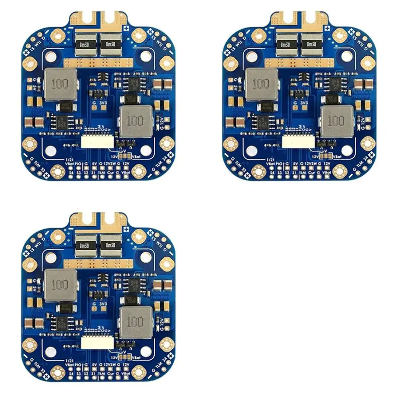 FCHUB-12S V2 PDB 4x70A pour Drone FPV - Lot de 3
