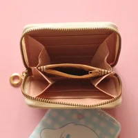 Hot Sale Doraemon Short Pouch Anime Printe Cute Wallet Cartoon Card Holder Mini Zipper Coin Purse Kawaii Purses Keychains Case 2