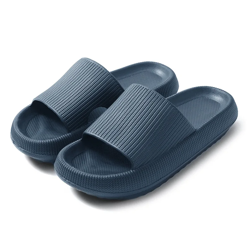Men's Summer Thick-soled Slippers for Home Deodorant Indoor Home Bathroom Bath Non-slip EVA Slippers for Men slippers sandals shoes