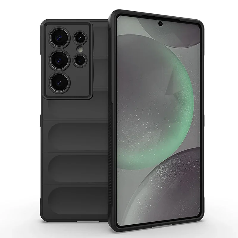 Silicone Soft-Touch Airbag Case with Full Lens Protection and Anti-Drop Cover