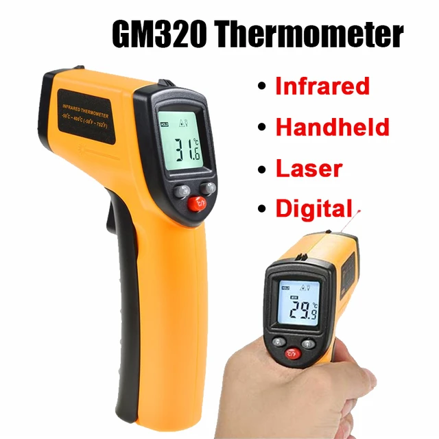 Handheld Non-contact High Temperature Digital Infrared Thermometer