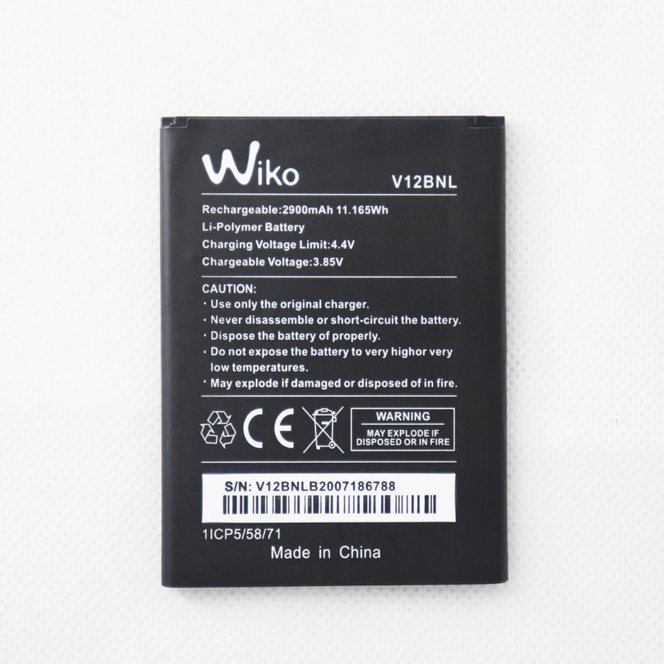 Batteria OH-BOX Compatibile Con Wiko Harry 2, Harry 2 Smart, View – 2900 MAh