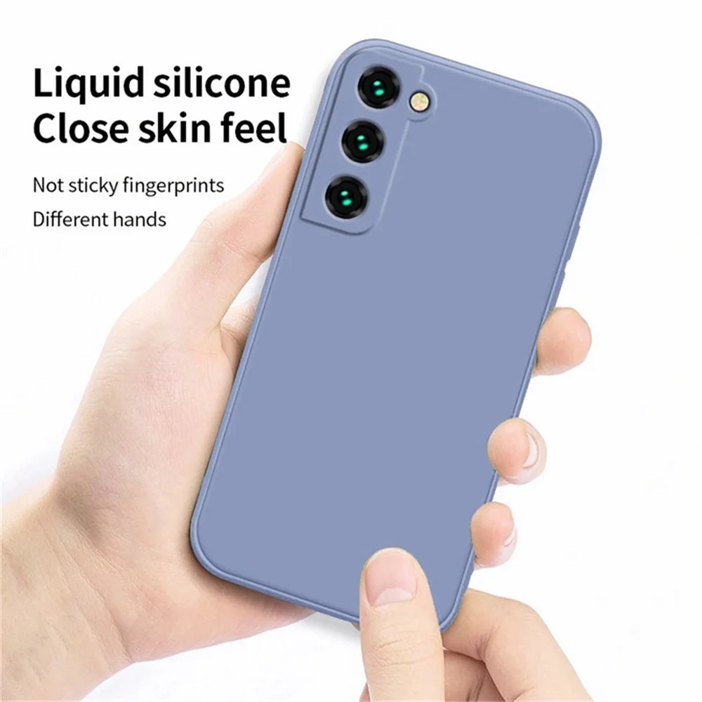 Upgrade Camera Protector Silicone Case For Samsung S24 Galaxy S23 S22 S21 S20FE Plus UItra Original Cover A52 A72 A51 A71Cases