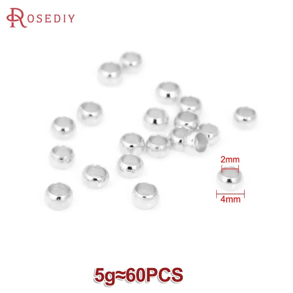 Elegant 18K Gold-Tone Brass Beads