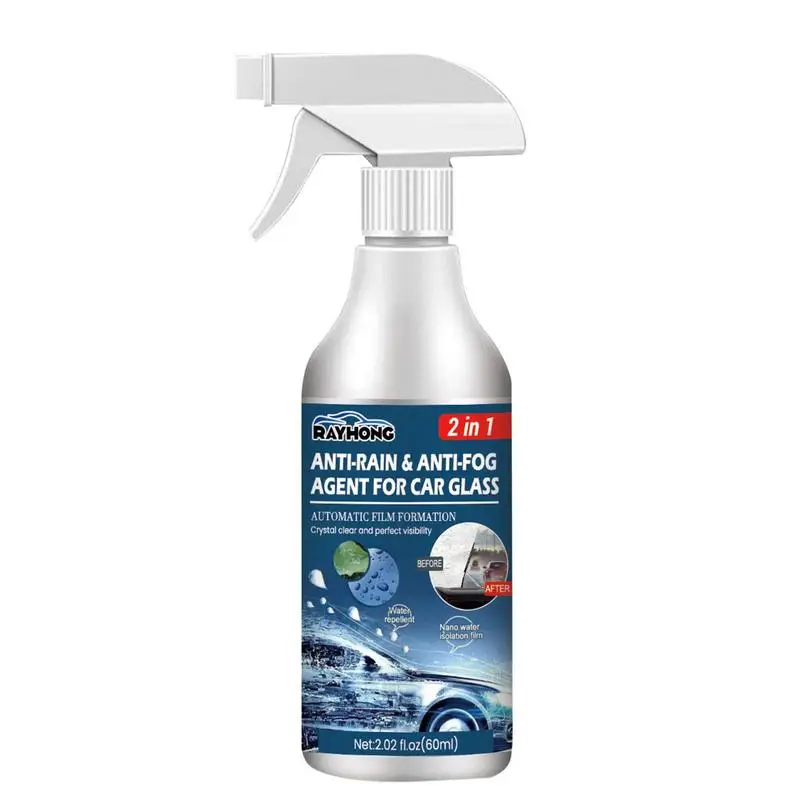 

Anti Fog Spray For Glasses Auto Windshield Cleaning Agent 2 Oz Film Coating Agent For Automotive Interior Glass And Mirrors To