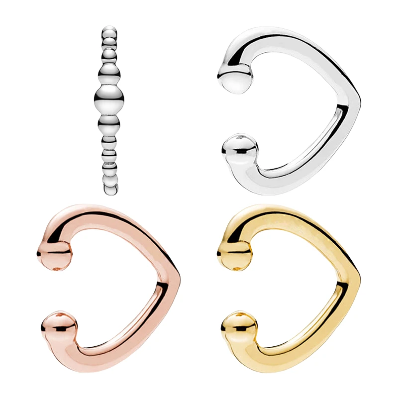 

Женские серьги-гвоздики из серебра 925 пробы, 14 к, розовое золото 18 К