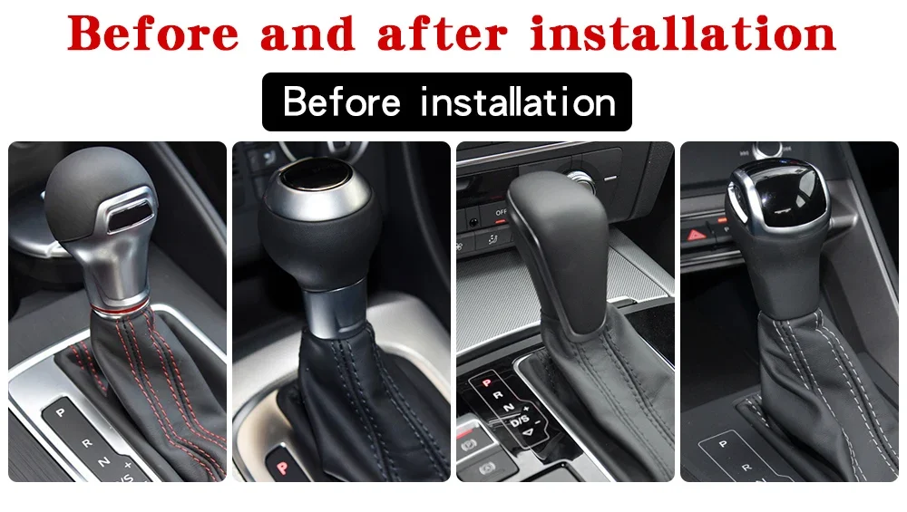 LED Gear Shift Knob shifter for Audi A3 8V A6 C7 S3 RS3 Q3 S6 S7 RS6 S4 S5 A7 Q5