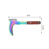 Fade Titanium  Keychain Knife Sickle Stainless Steel Sharp Blade Mini Axe  Outdoor Camping Survival Tool EDC 5