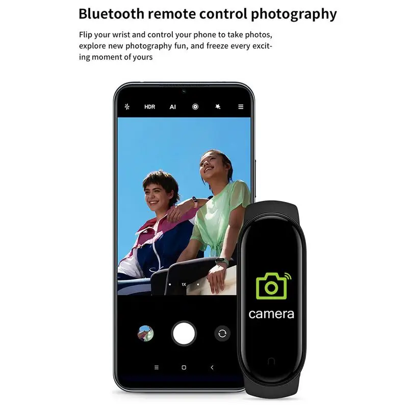 Waterproof Smart Health Tracker with Heart Monitor