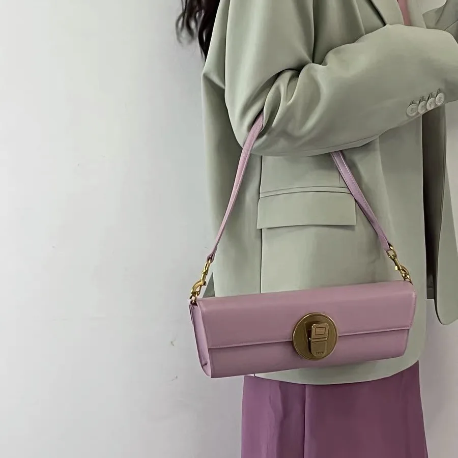 Leder frauen abendessen schulter mode handtasche unterarmtasche_voghion.com
