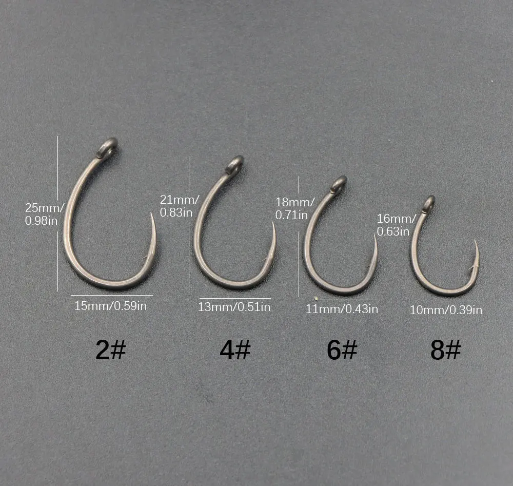 6 Stück Karpfenangel-Haarrigs, vorgefertigt, aus legiertem Stahl, mit geflochtener Schnur für Method Feeder Angeln, Zubehör und Ausrüstung – Detail 4