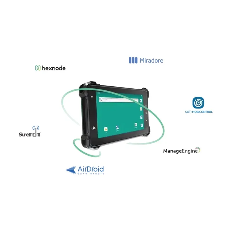 새로운 러기드 안드로이드 12 태블릿 방수 태블릿 내장 GPS 4G WIFI BT 차량 추적용
