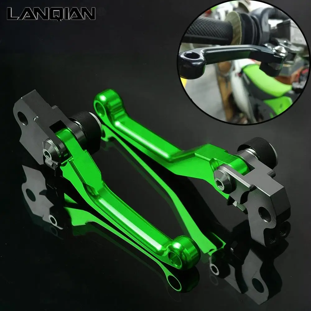 Dirt Bike Pivot 레버 오토바이 브레이크 클러치 레버 Kawasaki KX KLX KDX 65 80 85 125 150 250 450 F R SR D-TRACKER 부품