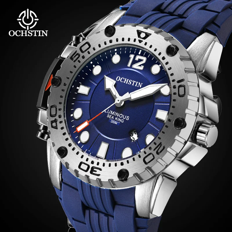 Ochstin Leisure and Minimalist Navigator Series Original Multi functional Movement Waterproof Watch Men's Quartz Watch