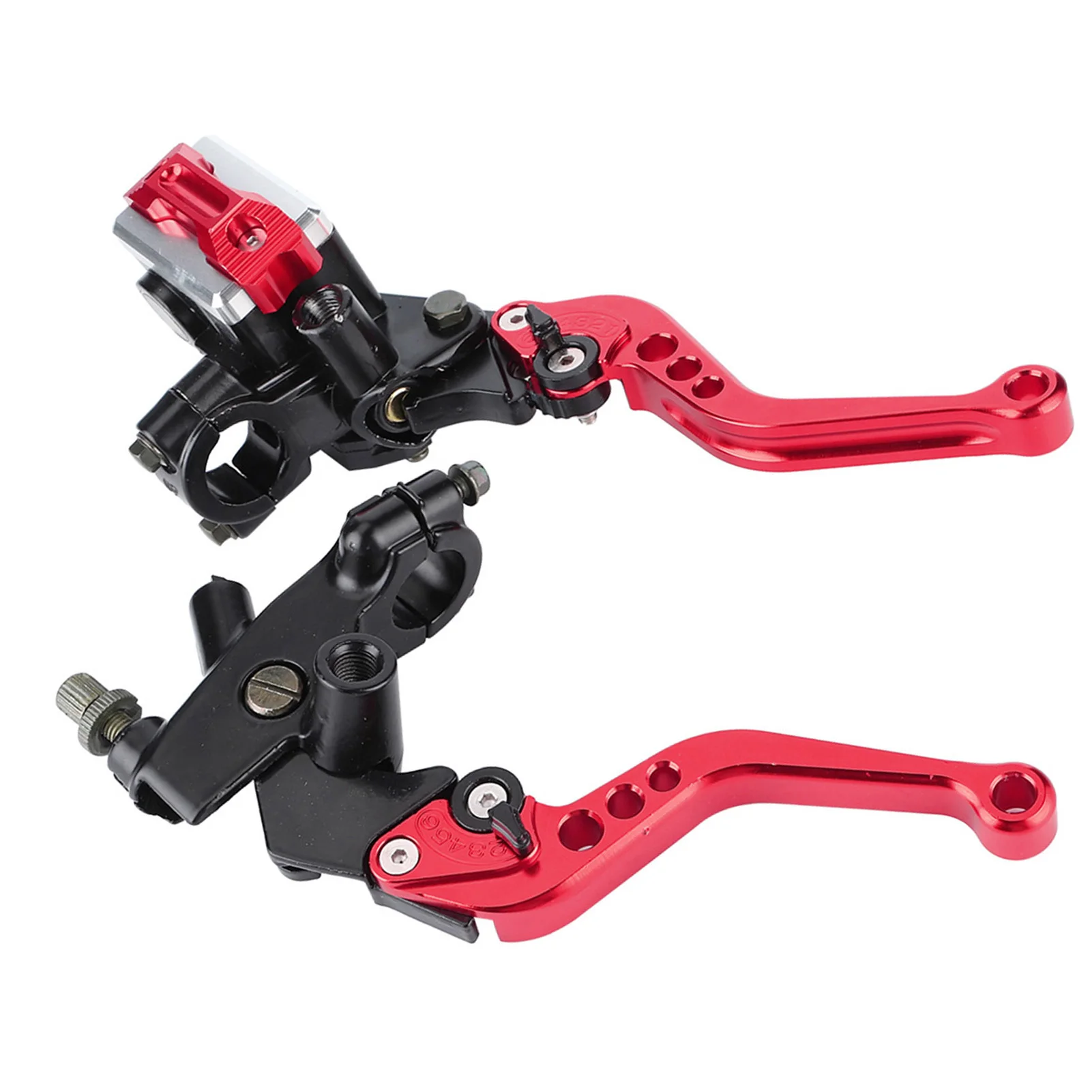 Universal Motorcycle Brake Clutch Master Cylinder Reservoir Levers 1 Pair 7/8"(22mm) Universal Motorcycle Brake Clutch Master Cylinder Reservoir Levers