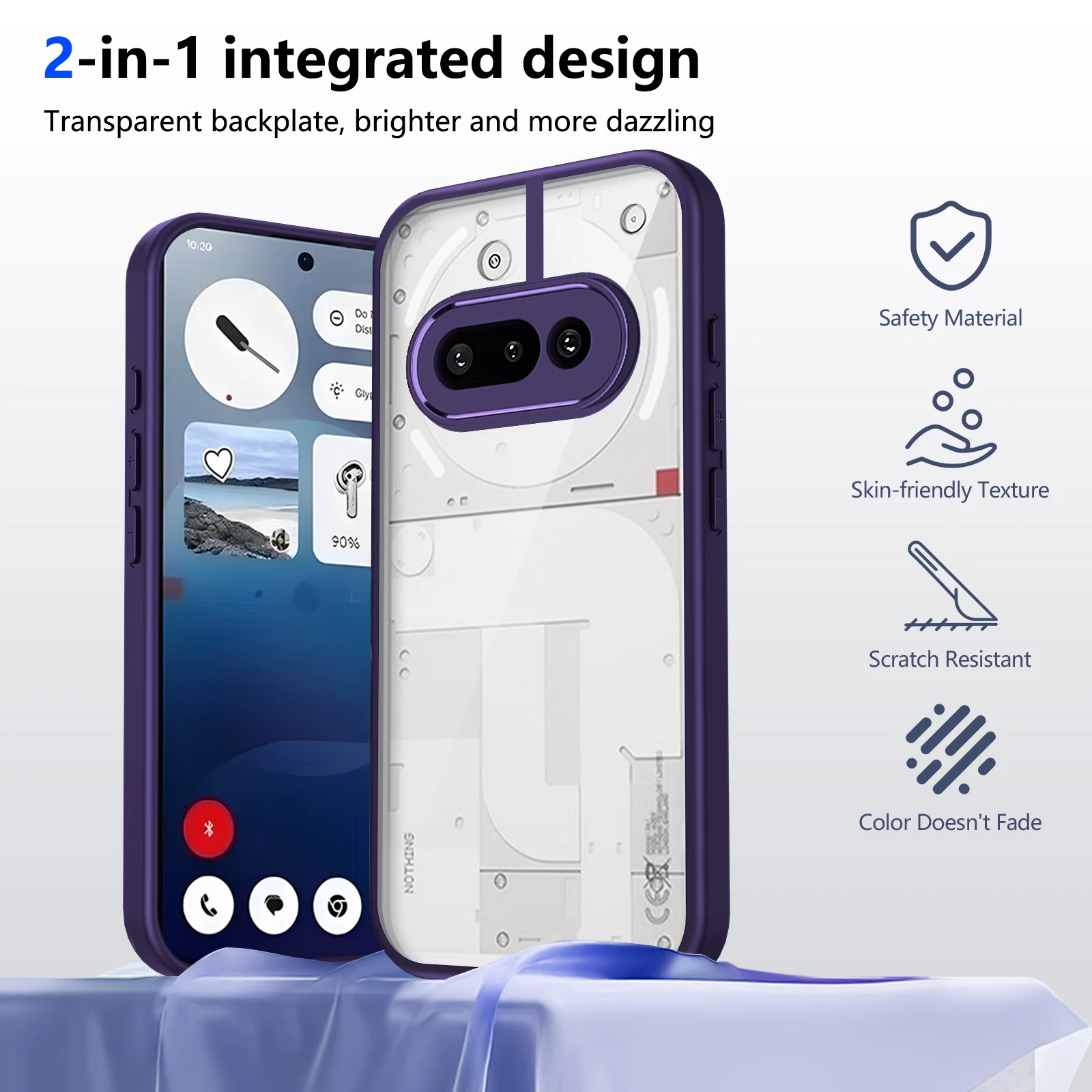 Transparent Shockproof TPU Silicone Case with Enhanced Protection