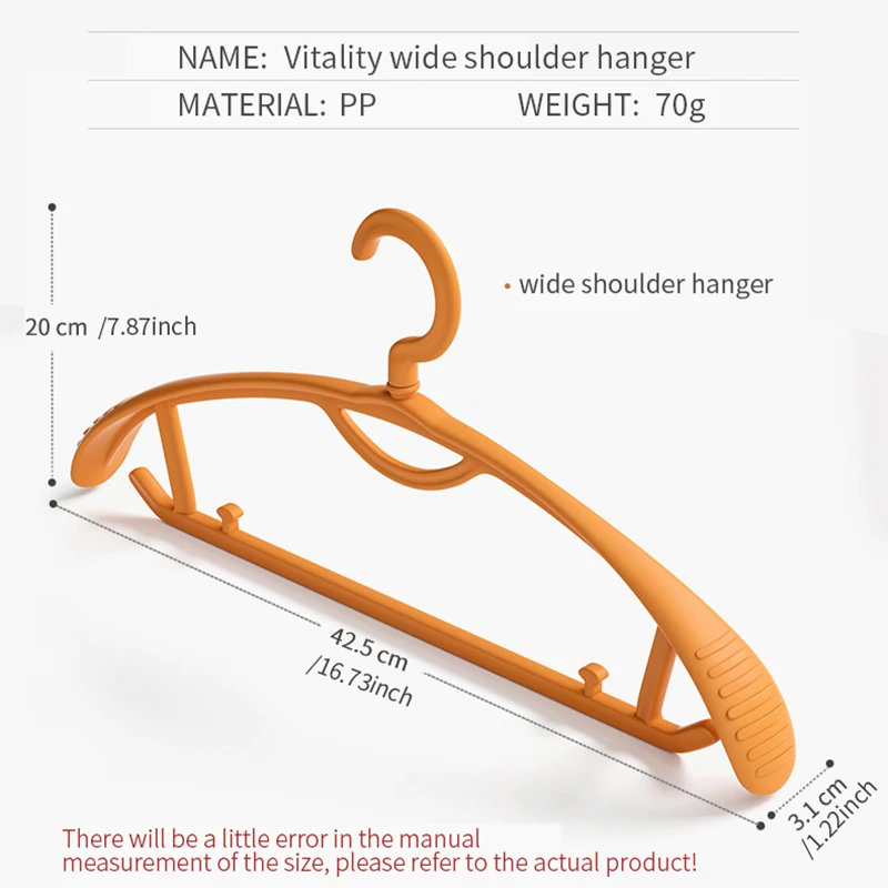 5PCS Non-Slip Hanger Closet Organizer Hangers For Clothes Multifunction Trouser Skirt Clips Rack for Coat Wardrobe Storage 3