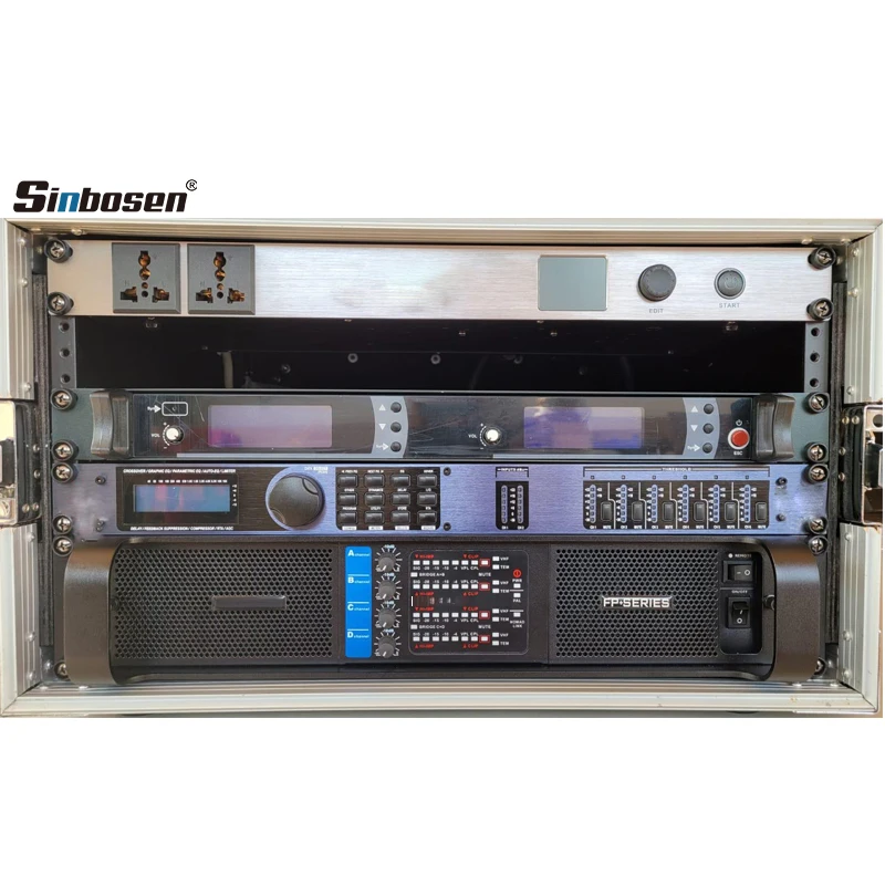 

Sinbosen professional dj mixer amplifier FP22000Q 4 channel sound karaoke amplifier