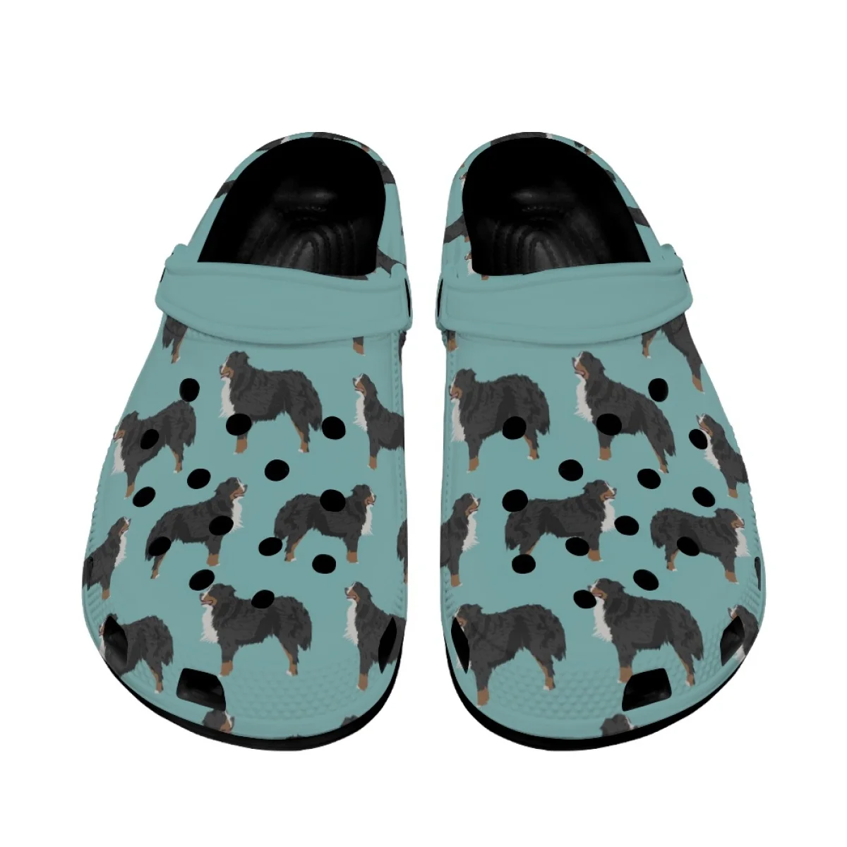 Lovely Bernese Mountain Dog Design Summer Women's Sandals Flats Casual Garden Shoes Woman Home Bathroom Slides Girls Slippers