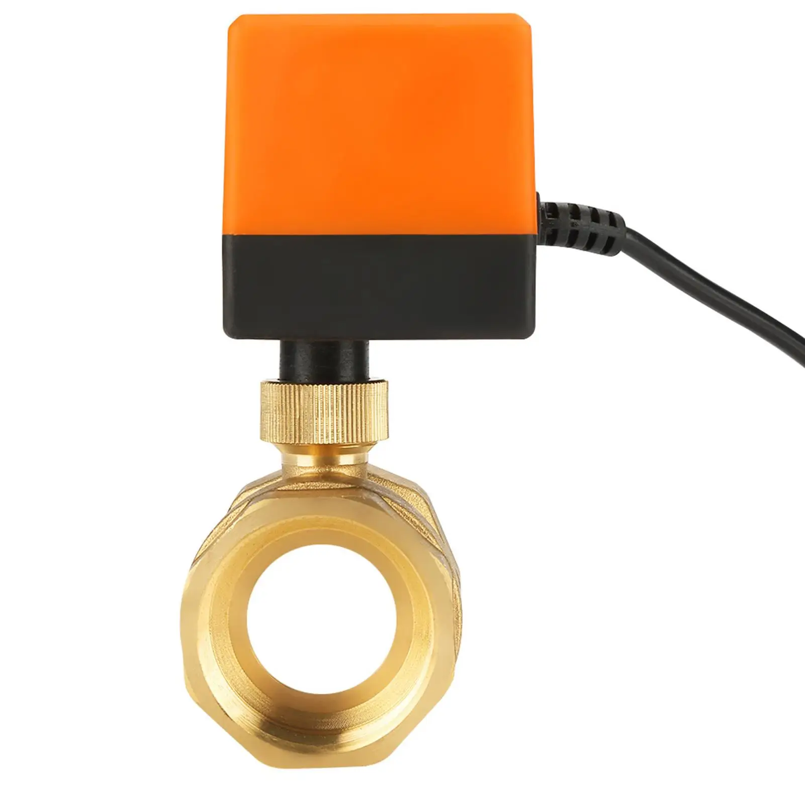 AC220V Electric Solenoid Ball 3-Wire Brass 2-Way DN40 G112 Water Usage
