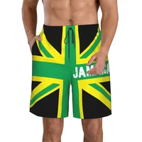 3D Jamaica Lion Flag Graphic Beach Shorts Pants Men Board Shorts Swimsuit homme 2024 Summer Swim Trunks Cool Kids y2k Ice Shorts 1