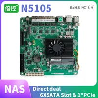 BKHD Industrial Develop Motherboard ITX Custom Celeron N5100 N5105 4x2.5GE 1xNVMe 6xSATA 1xPCIe Support DIY FreeNAS Own Cloud 1