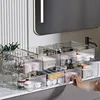 Clear Stackable Storage Drawer, Acrylic Drawer, Cosmetic Organizer, Plastic Organizer for Dresser, Under, Kitchen Cabinet, 5