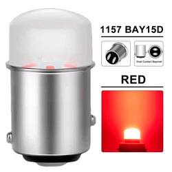 LED Bulb for Turn Signal, Brake, and Reverse Lights - 800LM, 6500K, White/Red/Yellow (2 - 20 PCS) (10 PCS)
