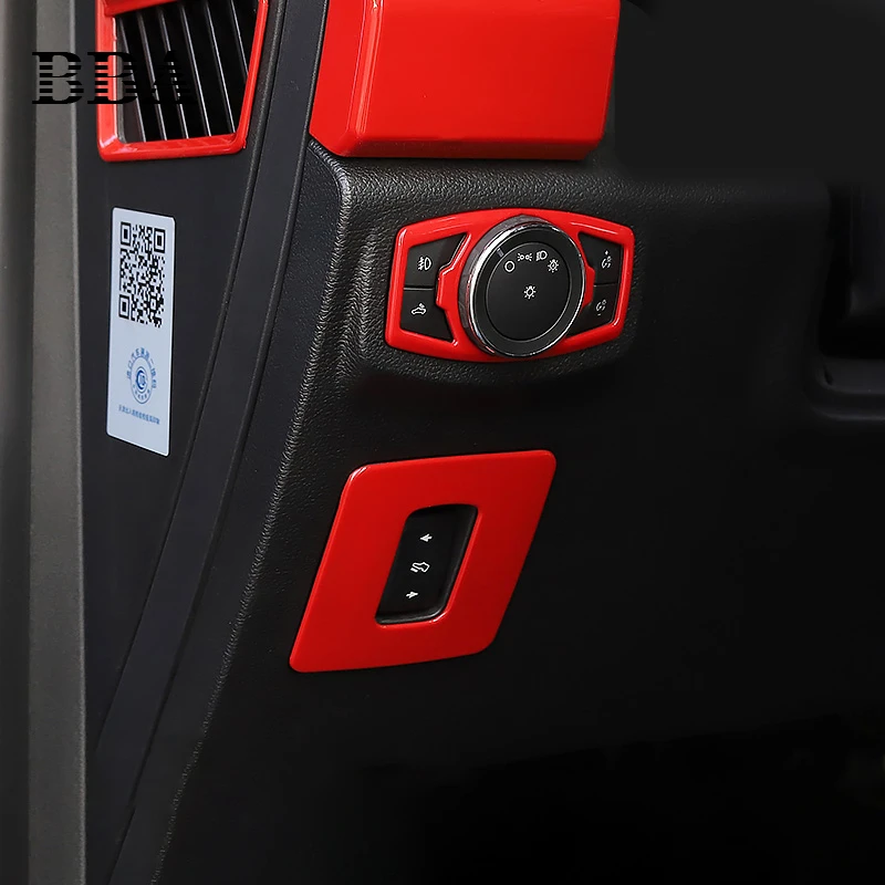 Car headlight switch panel main driver decorative interior patch