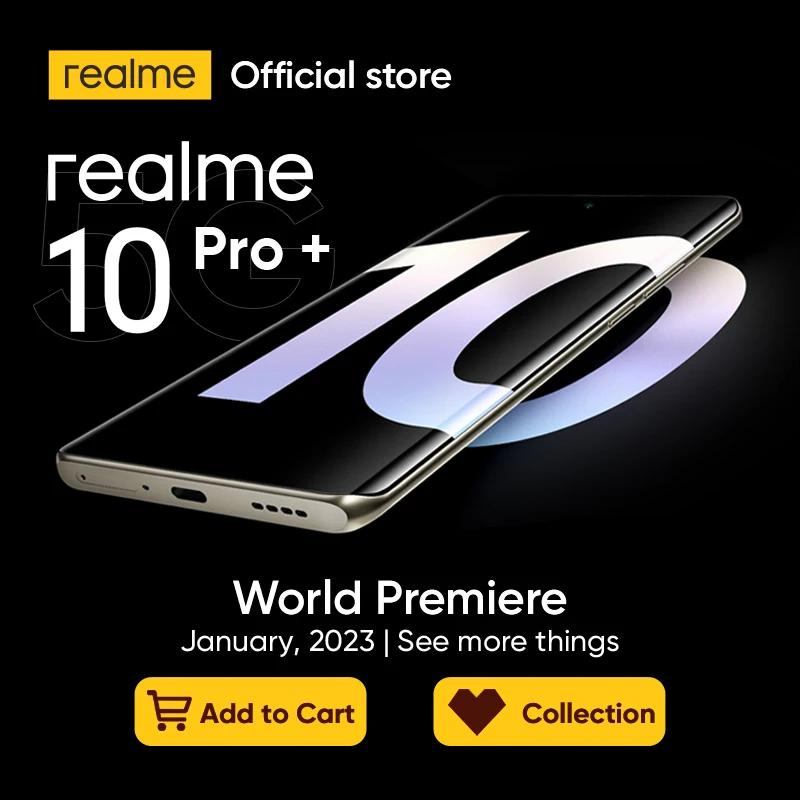 Realme 10 Pro Plus Is Coming Soon！add To Cart And Collection! - Mobile Phones - AliExpress - Апрельский топ товаров с Али