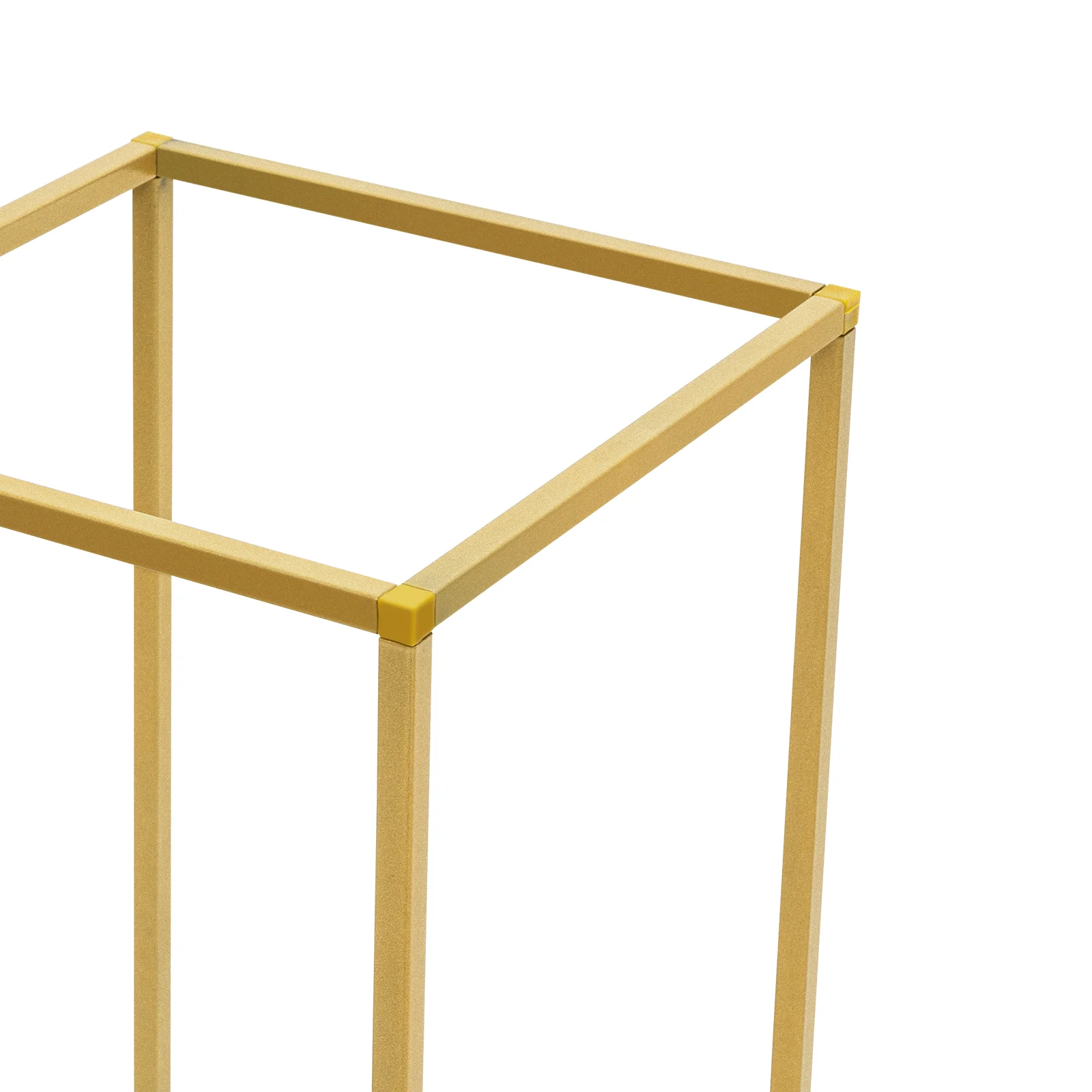 Hochzeits-Blumenständer-Set mit 10 Goldfarbenen Modernen Rechteckigen Blumenständern mit Hammer für Hochzeits- und Partydekoration – Detail 2