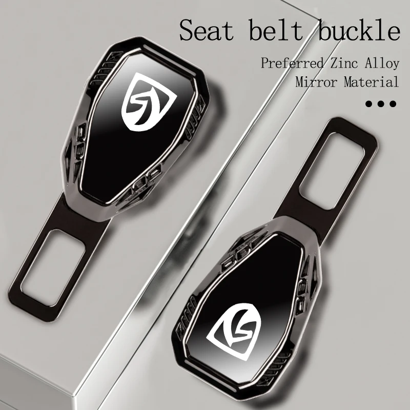 

Car Seat Laser Metal Safety Belt Buckle Extension Plug Buckle For BaoJun 310 360 510 530 560 730 RS3 RM5 Interior Accessories