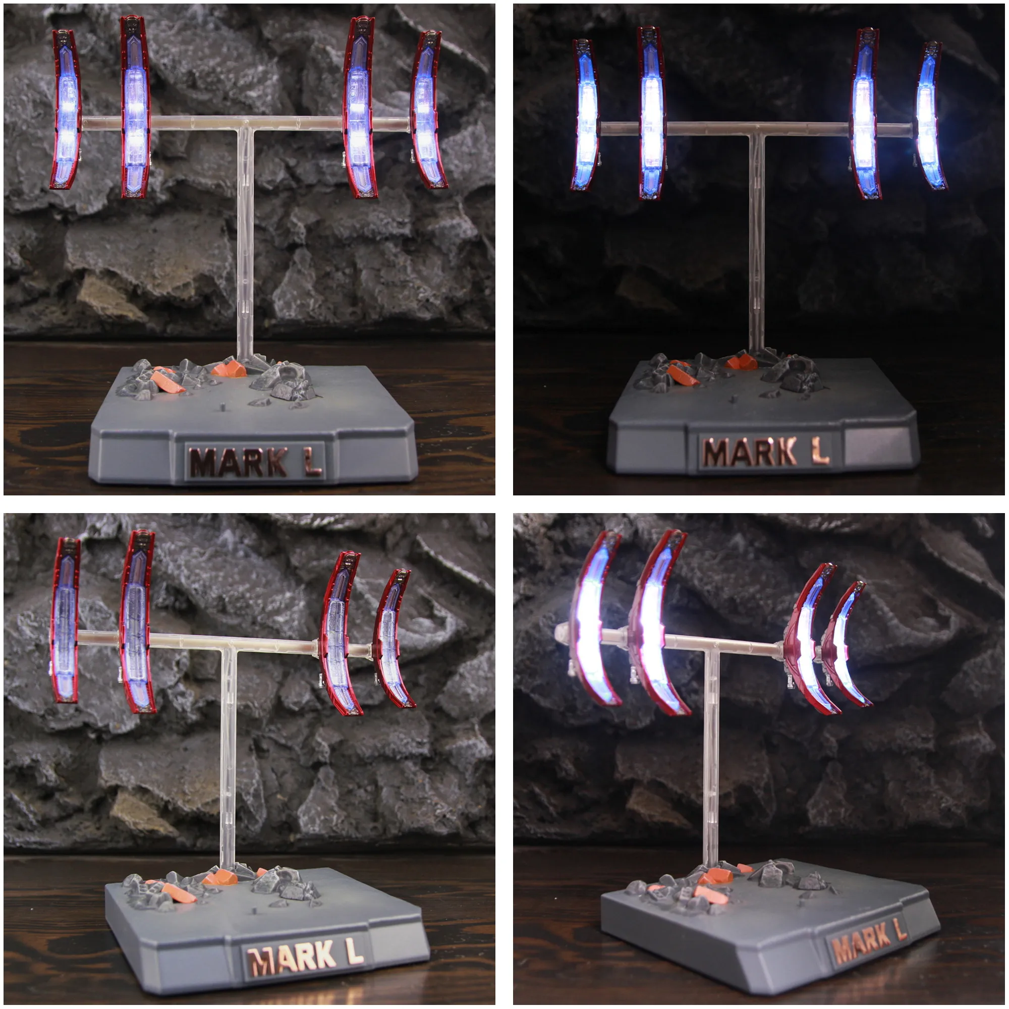 Zdおもちゃironman mark l 50 mk50 nanoアーマーフローティングガン