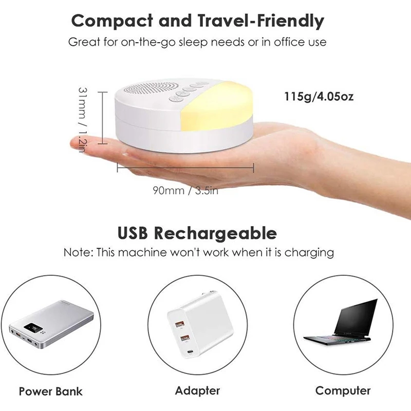 Аппарат для детского сна с USB-зарядкой и таймером (art.: 3920c618ef006) - 3920c618ef006