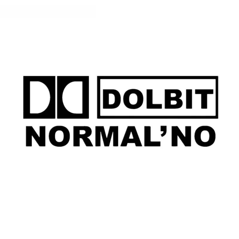 

Dolbit Normal'no Car Sticker Car Stickers Creative Decal Vinyl for Skoda Volvo Honda Civic Mitsubishi Lada BMW E46 E36,25cm*9cm