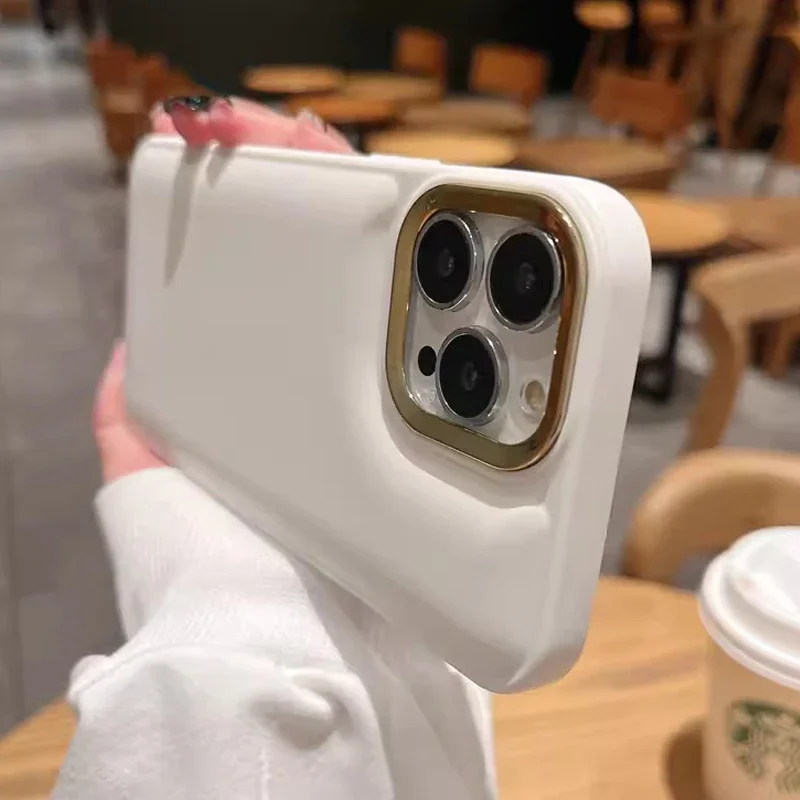 Чехол-бампер с гальваническим покрытием для IPhone 14 Pro Max 13 12 11 Pro Max X XR XS Max 7 8Plus, однотонный силиконовый чехол-накладка