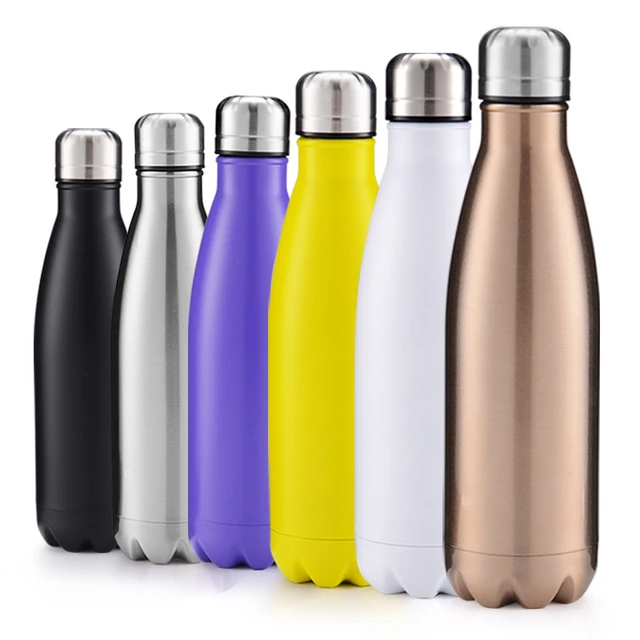 Bouteille isotherme solide avec couvercle, carafe en acier inoxydable, grande capacité, tasse à café glacé, portable, voyage, maison, cadeau d'été, 750 ml, 500ml 3