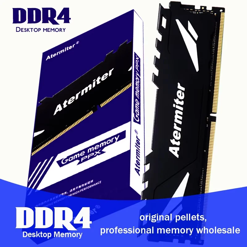 Atermiter DDR4 16GB 4GB 8GB 32GB Desktop Memory Udimm 2133Mhz 2400 2666 3000 3200Mhz 3600 New Dimm Rams PC4 8G 16G desktop ram memory desktop memory