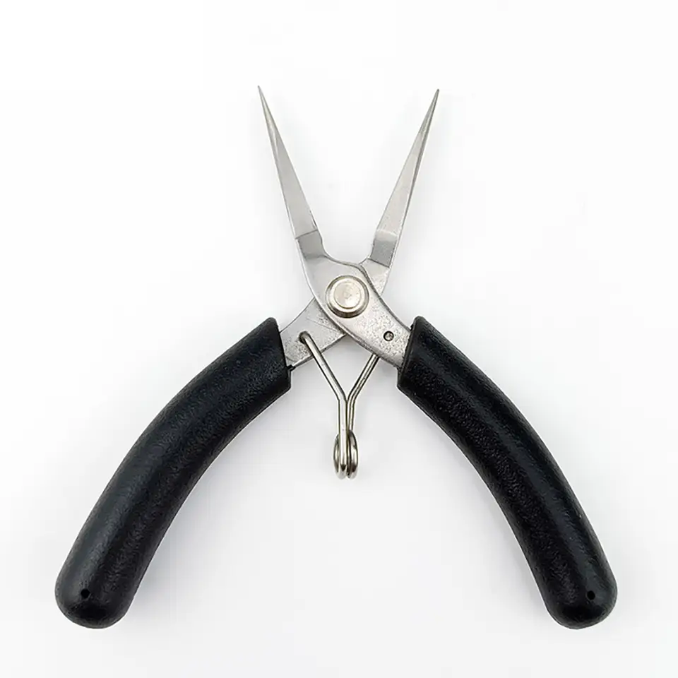 118MM/4.6IN Needle Nose Pliers, Precision Long Nose Pliers for Jewelry Making, Electronics Repair, Wire Cutting, Hand Tool image 6