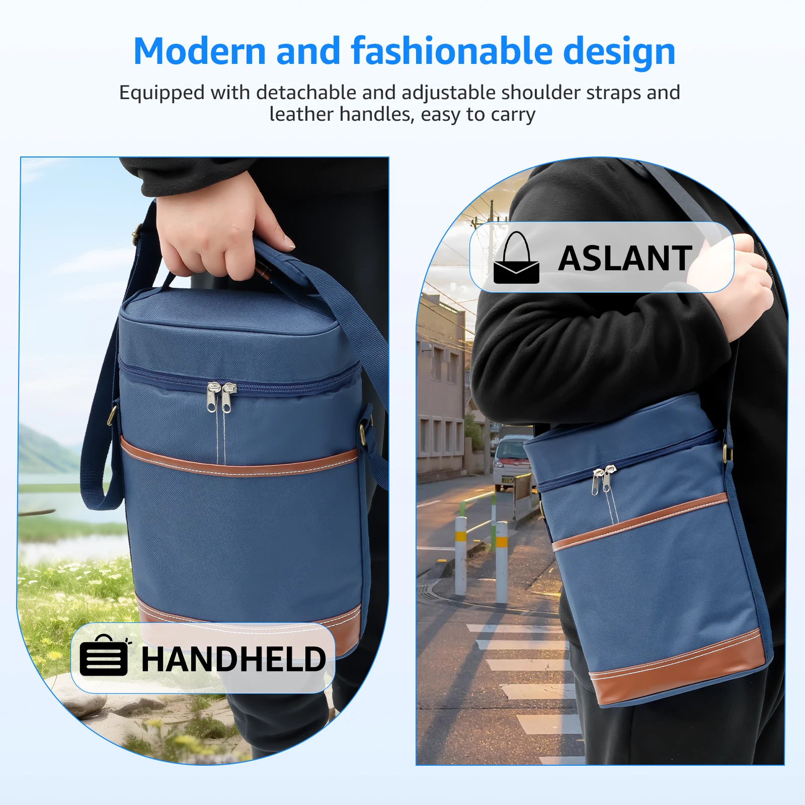 Cooler Wine Bottle Insulated Bag for Wine Thermal 2 Drink Bottle Beer Outdoor Portable Carrier Cooler Totes for Outdoor Party